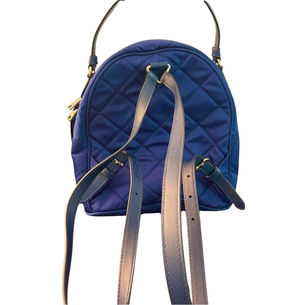 Authentic Prada Re-Nylon Royal Blue Chic Backpack New with Tags!! - Picture 2 of 9